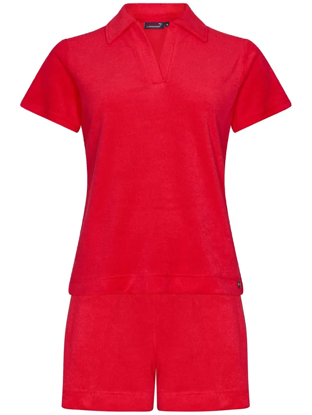 rebelle-coral-coast-shortama-korallrot-bio-baumwolle-frottee image 1