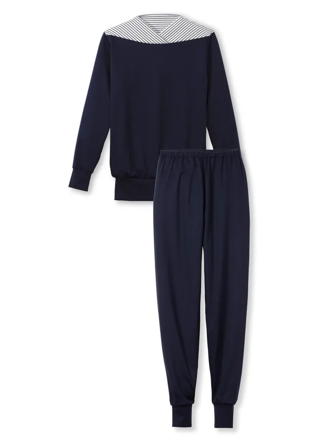 calida-favourites-dreams-b-ndchen-pyjama-damen-dark-lapis-blue image 1