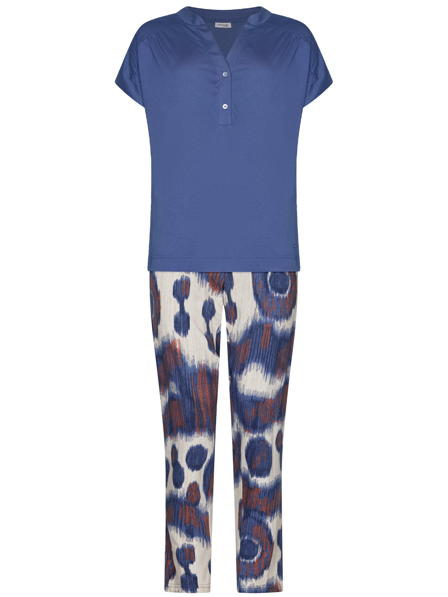 pastunette-premium-indigo-flow-pyjama-blau-modal image 1