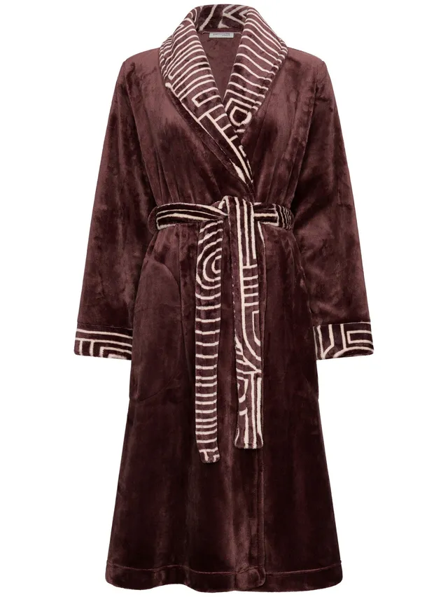 pastunette-premium-lunar-lines-bademantel-lila-recycelt-fleece image 1