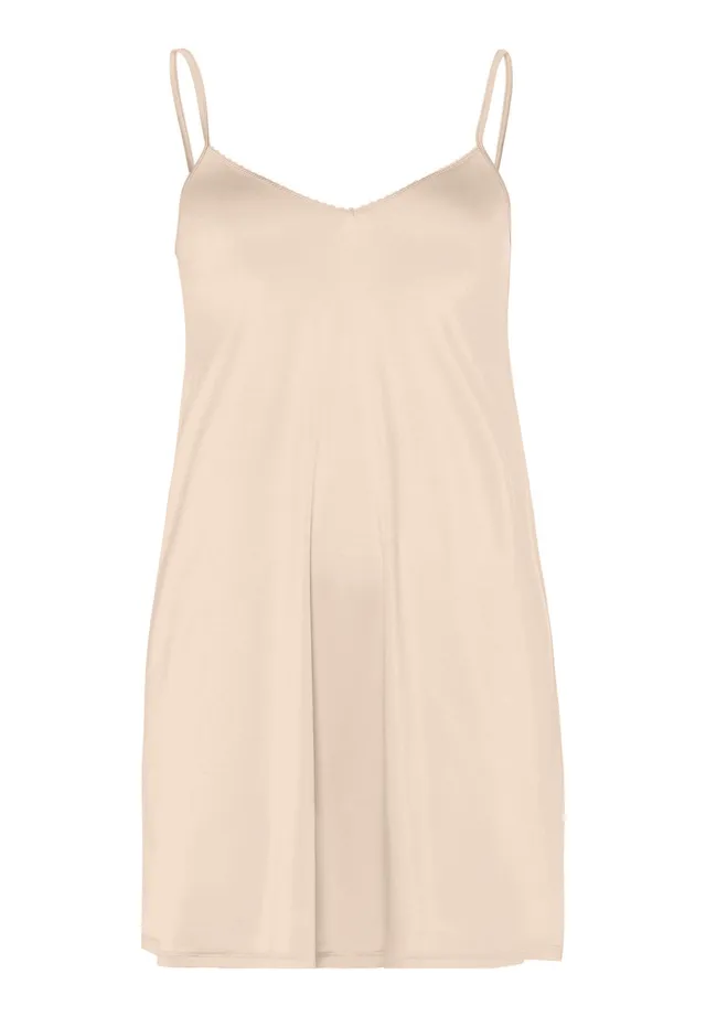 hanro-satin-deluxe-071065-bodydress-85cm-natural-viskose image 1