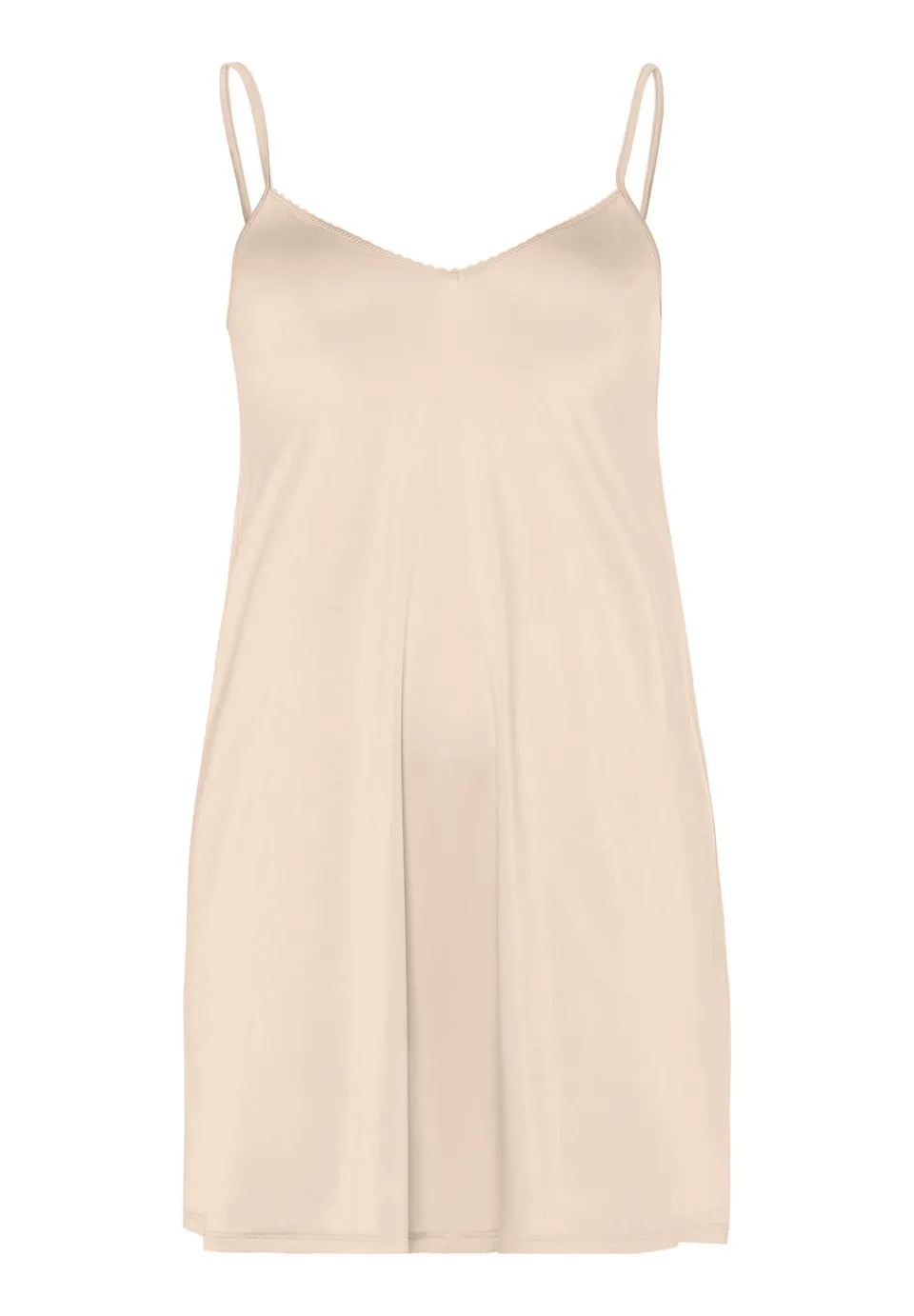 hanro-satin-deluxe-071065-bodydress-85cm-natural-viskose image 1