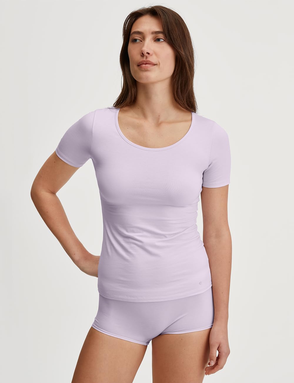 calida-natural-comfort-t-shirt-damen-kurzarm-baumwolle image 3