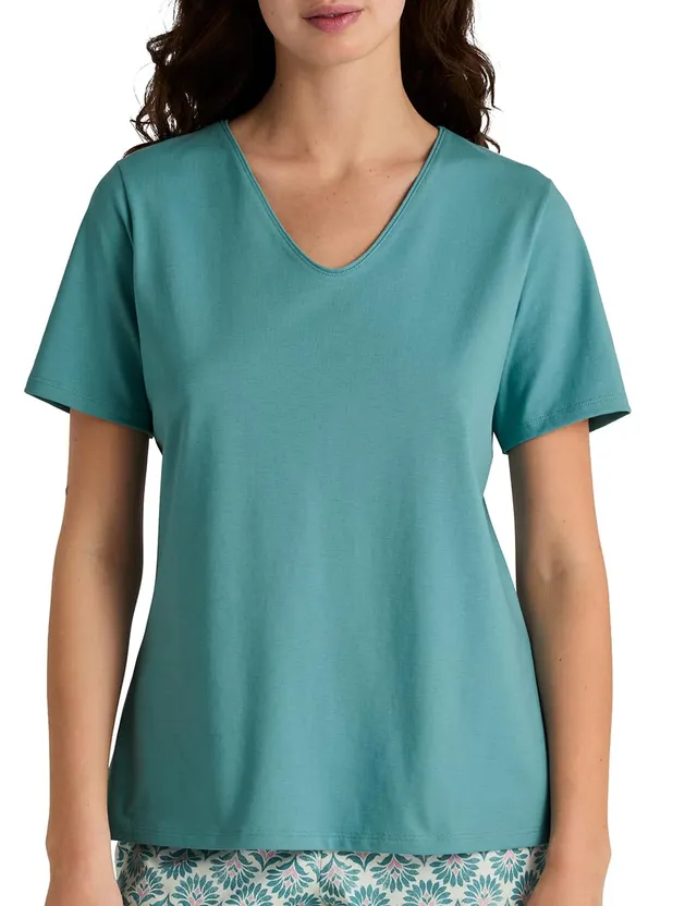 calida-favourites-lounge-t-shirt-damen-bristol-blue-bio image 1