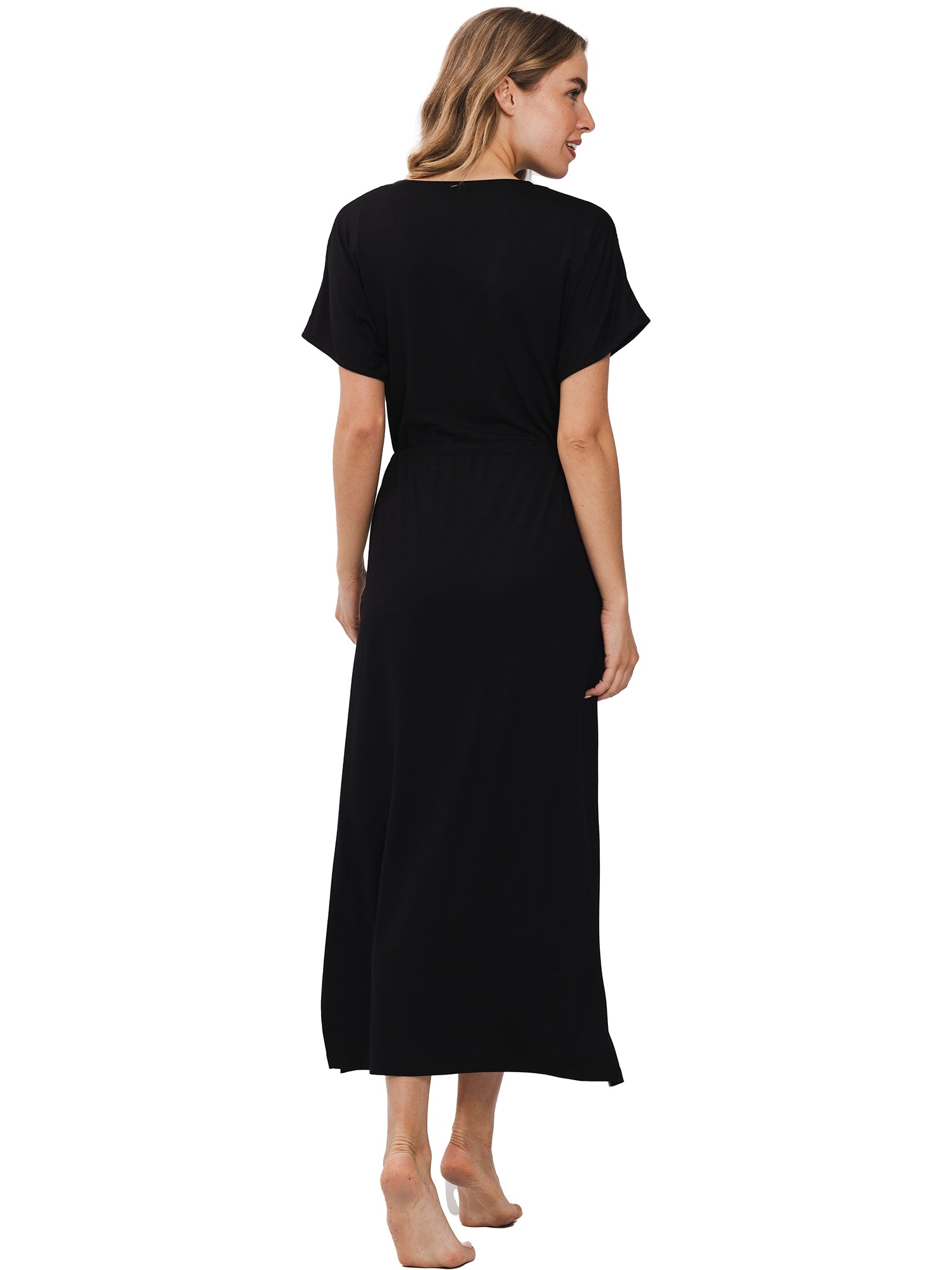 pastunette-beach-day-strandkleid-schwarz-v-ausschnitt-130cm image 4