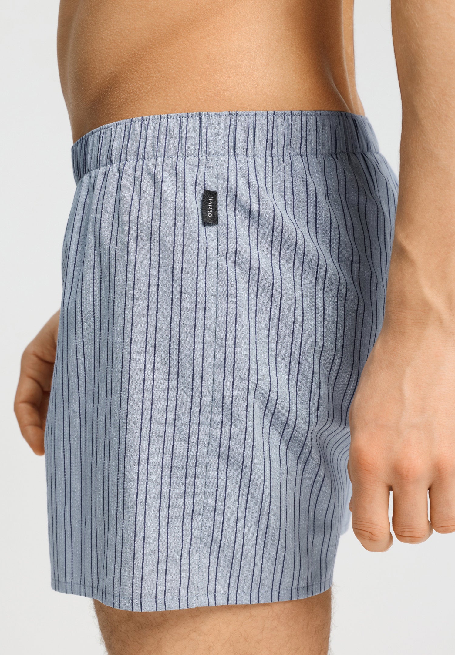 hanro-fancy-woven-boxers-boxershorts-jeans-lines-baumwolle image 6