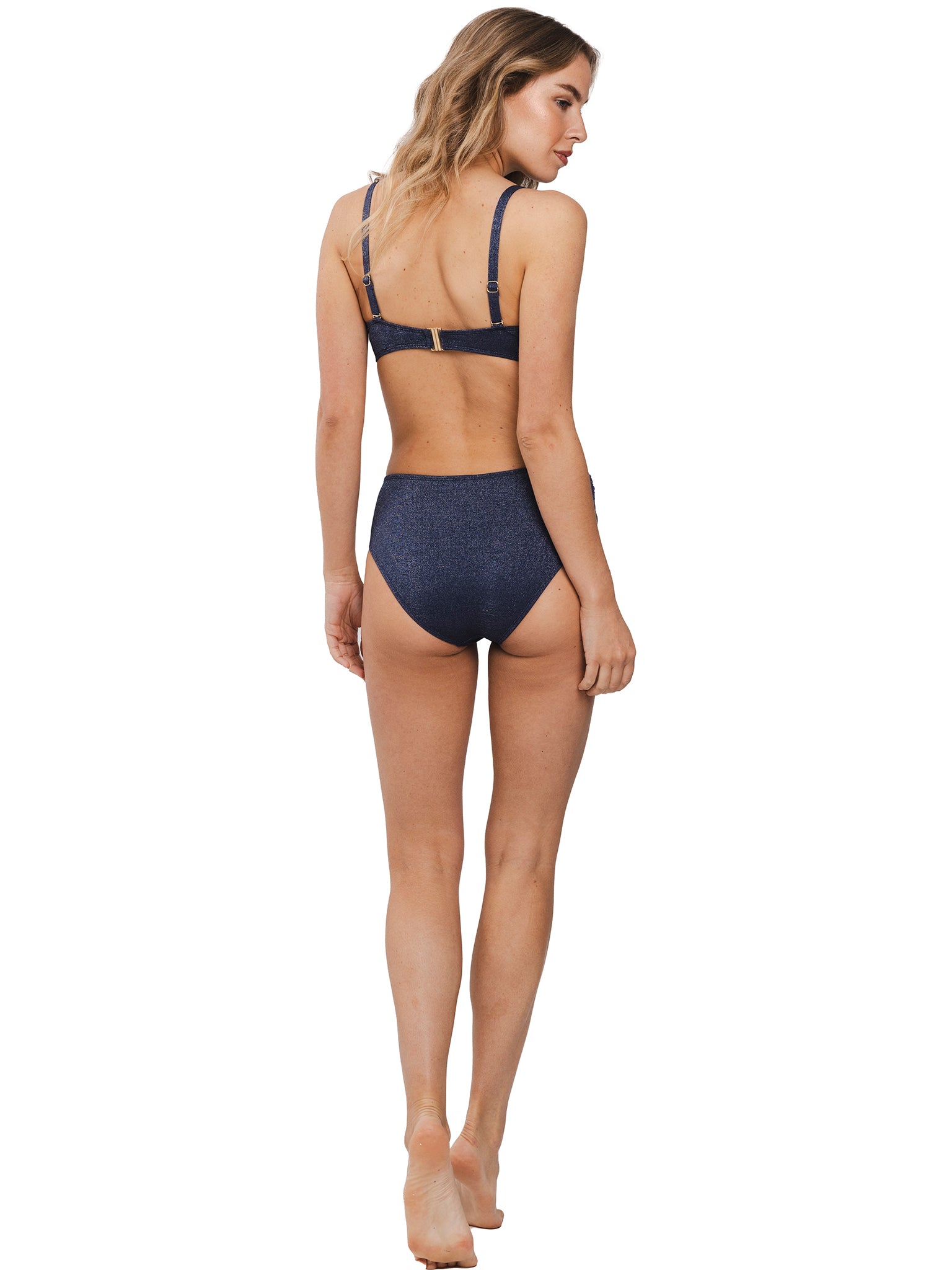 pastunette-glam-bandeau-bikini-blau-mit-silber-glitzer image 3