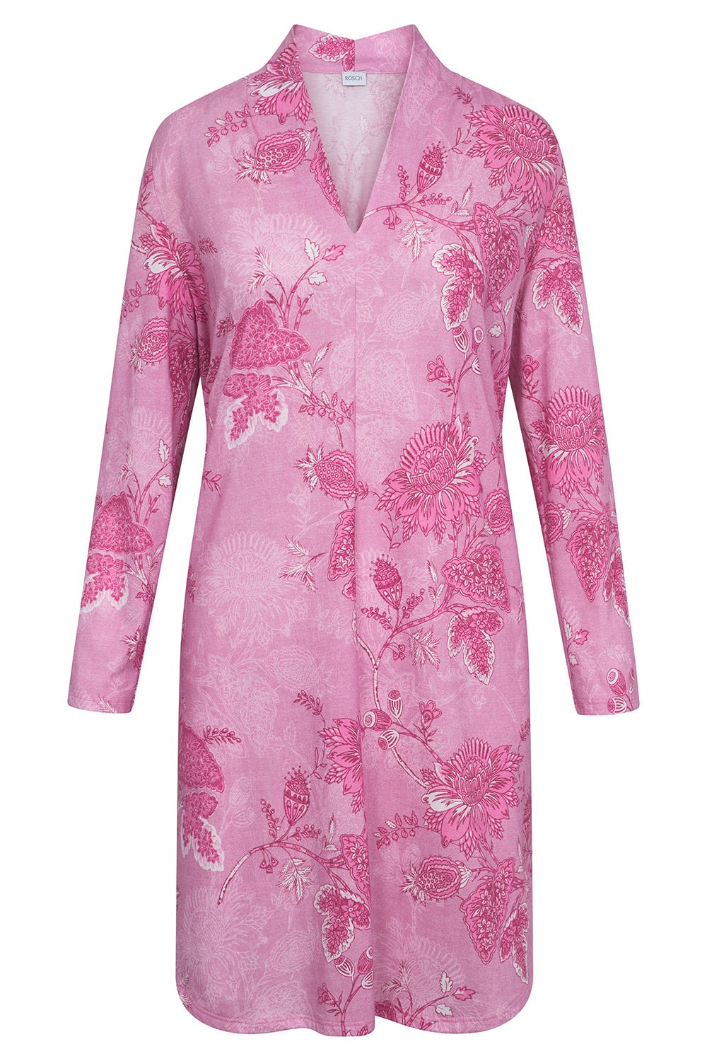 r-sch-be-happy-nachthemd-pink-ornamentdruck-langarm image 2