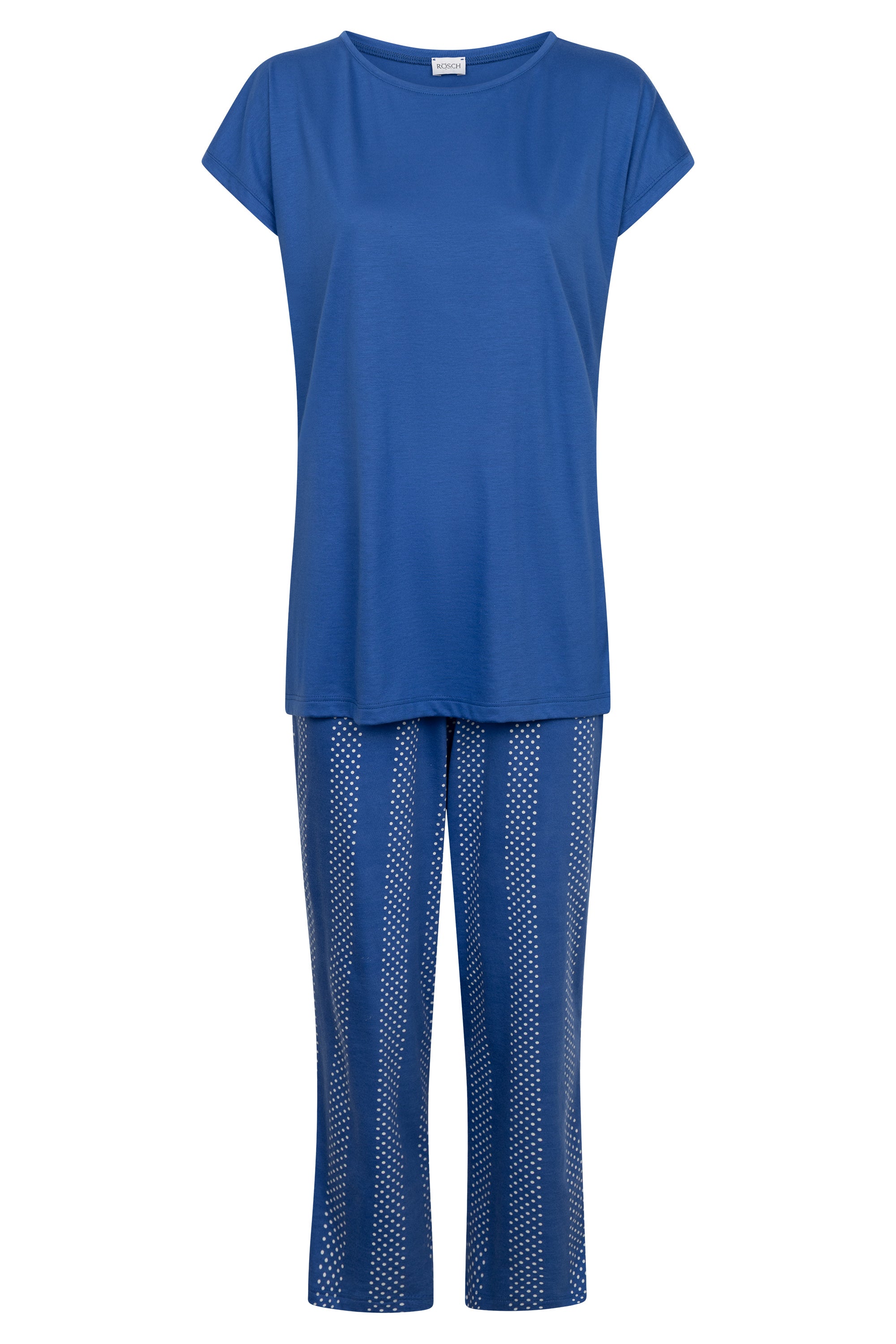 r-sch-be-happy-7-8-pyjama-blau-streifen-kurzarm image 2