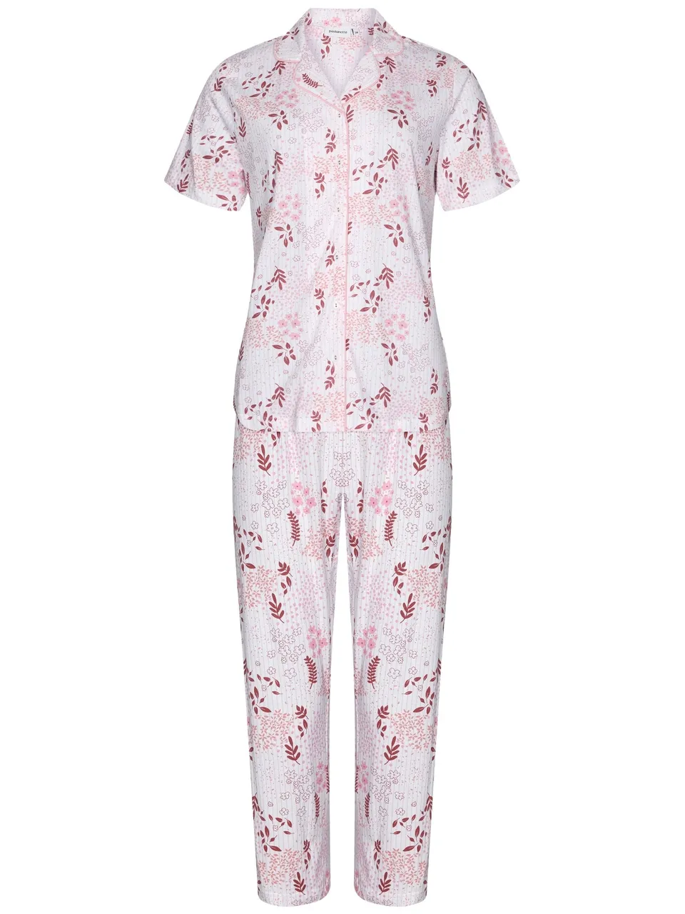 pastunette-coral-breeze-pyjama-wei-rosa-durchgekn-pft-baumwolle image 1