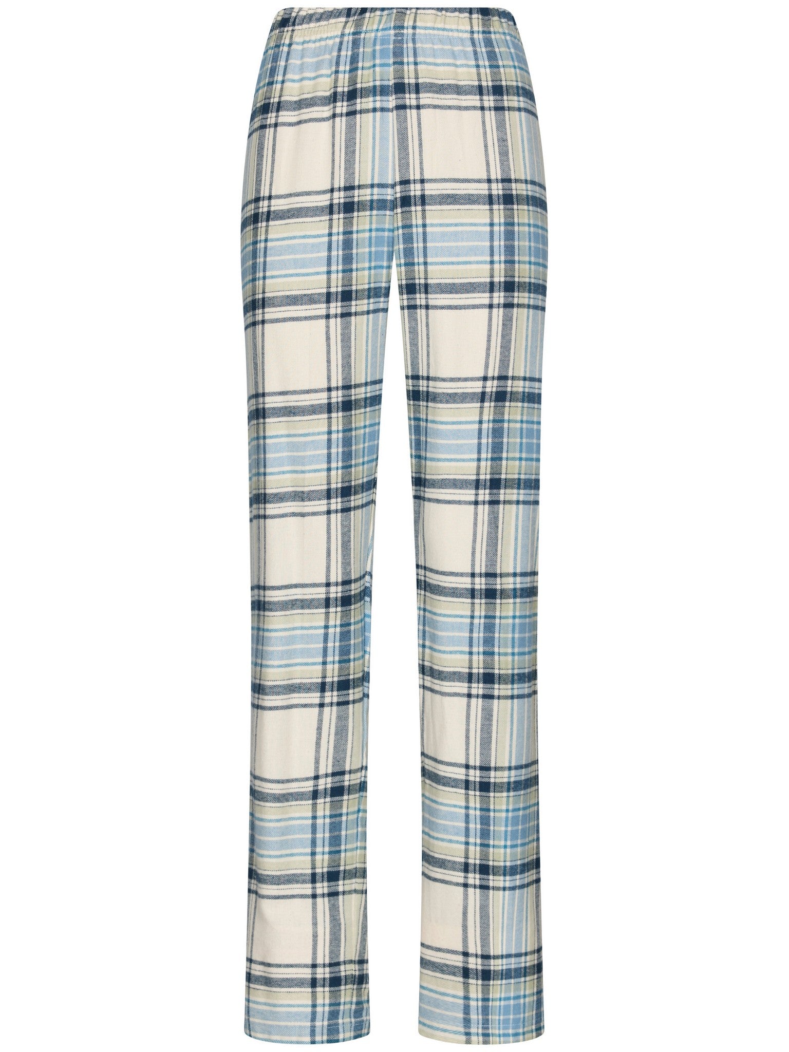 pastunette-frosty-checks-pyjama-blau-kariert-baumwoll-flanell image 5