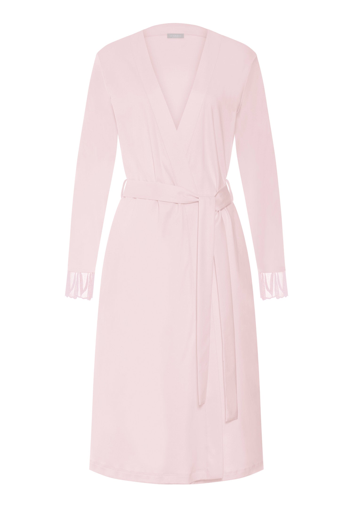 hanro-rosaria-morgenmantel-damen-rose-bath-115cm-baumwolle image 1