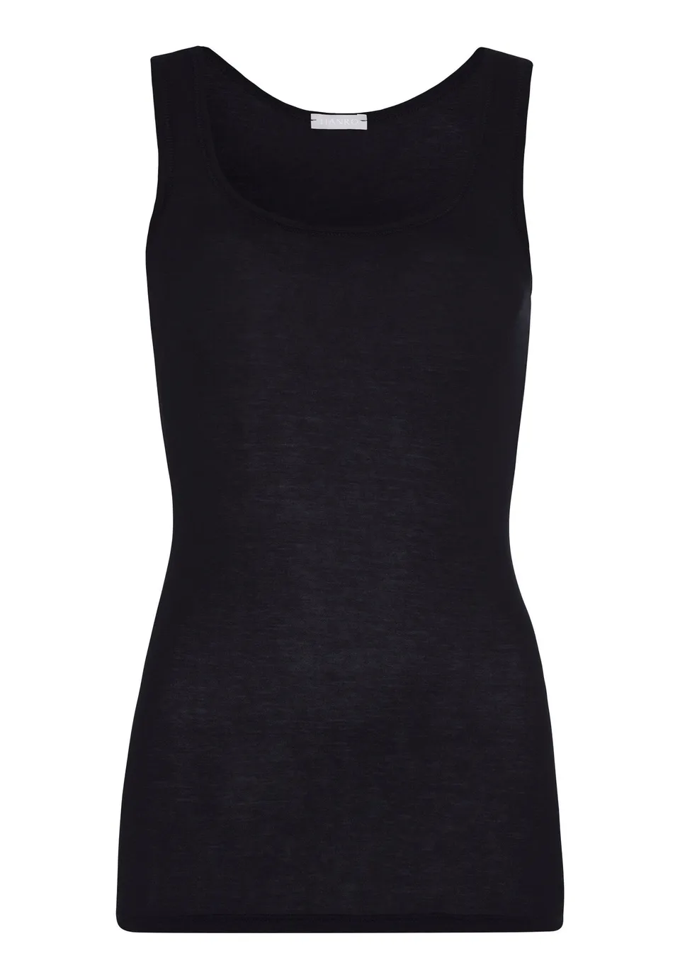 hanro-ultralight-tank-top-schwarz-s-baumwolle image 1