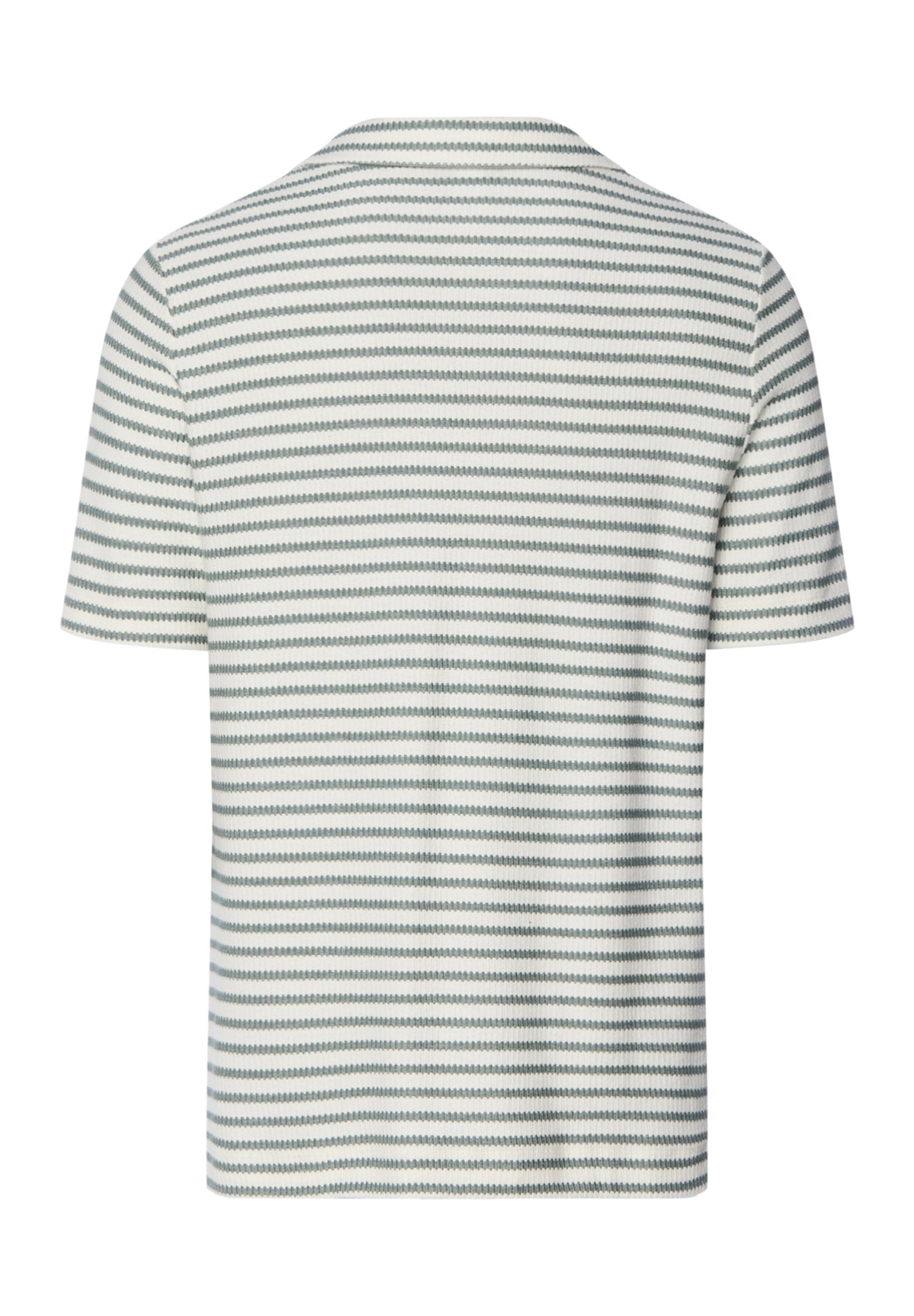 hanro-travelwear-v-neck-t-shirt-herren-gr-n-gestreift image 3