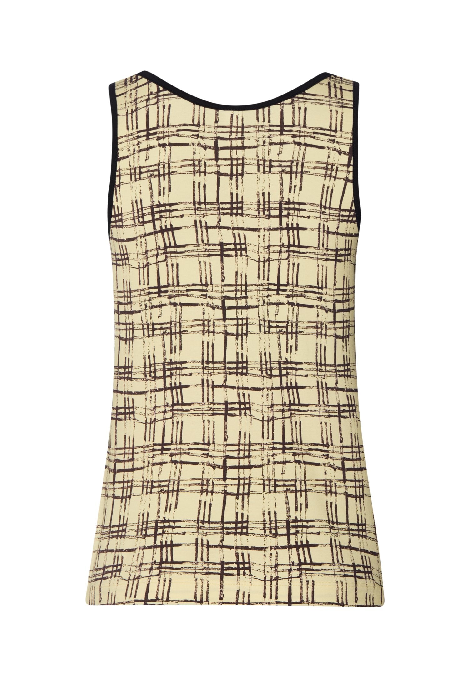 hanro-arthur-arbesser-tank-top-tartan-print-baumwolle image 5