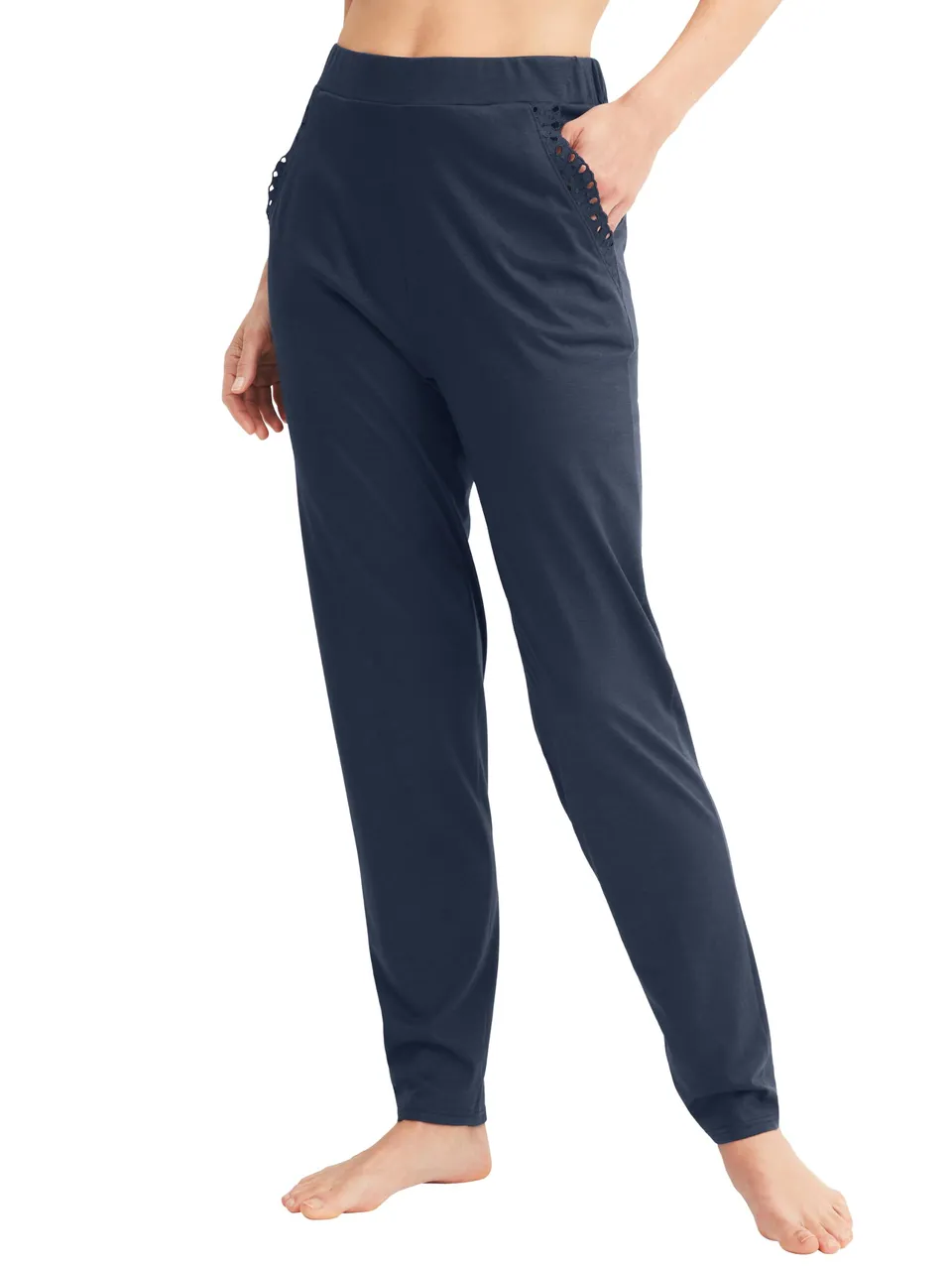 calida-favourites-lounge-hose-damen-lang-blau image 1