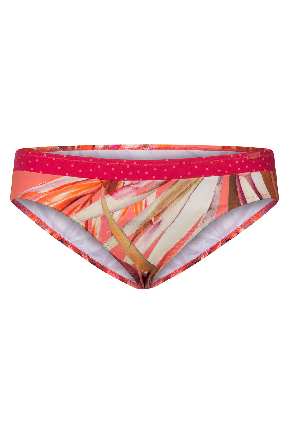 r-sch-be-happy-bikini-unterteil-badehose-orange-bl-tterdruck image 2