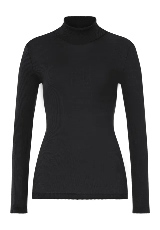 hanro-marcia-rollkragenshirt-merino-seide-phantom image 1