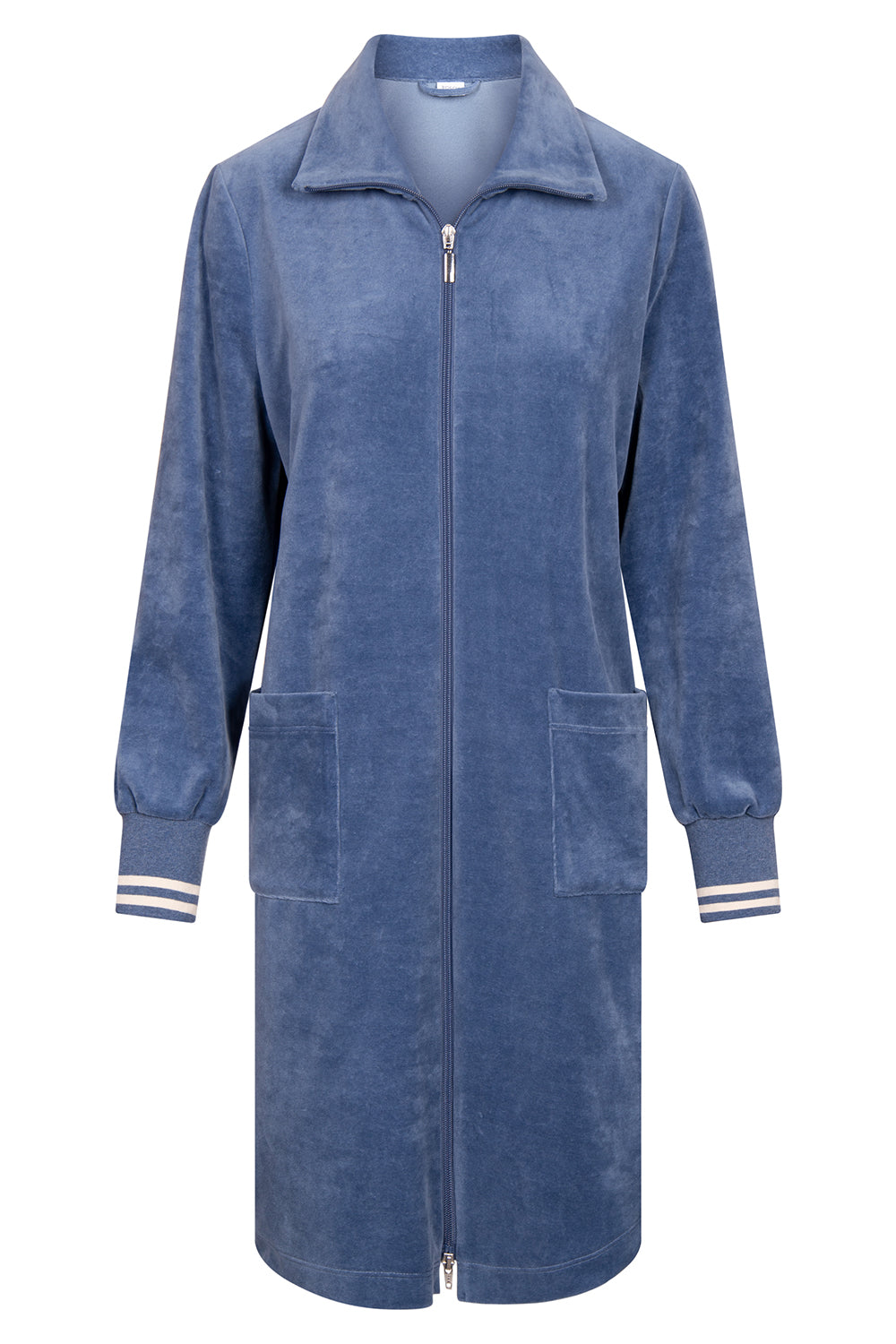 r-sch-be-happy-nicki-mantel-knielang-blau-reissverschluss image 2
