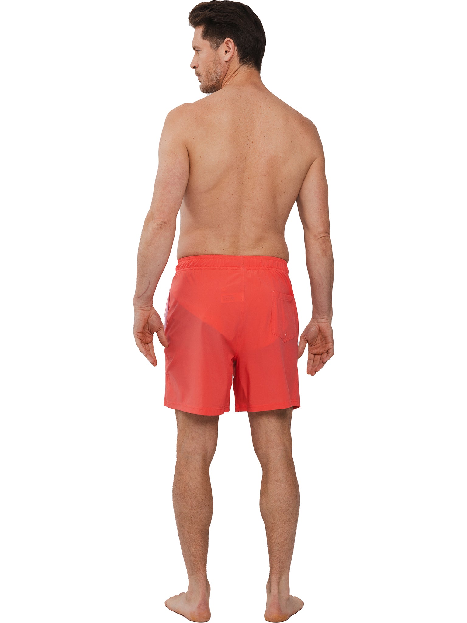 pastunette-coral-breeze-badeshorts-korallrot-recycelt image 3