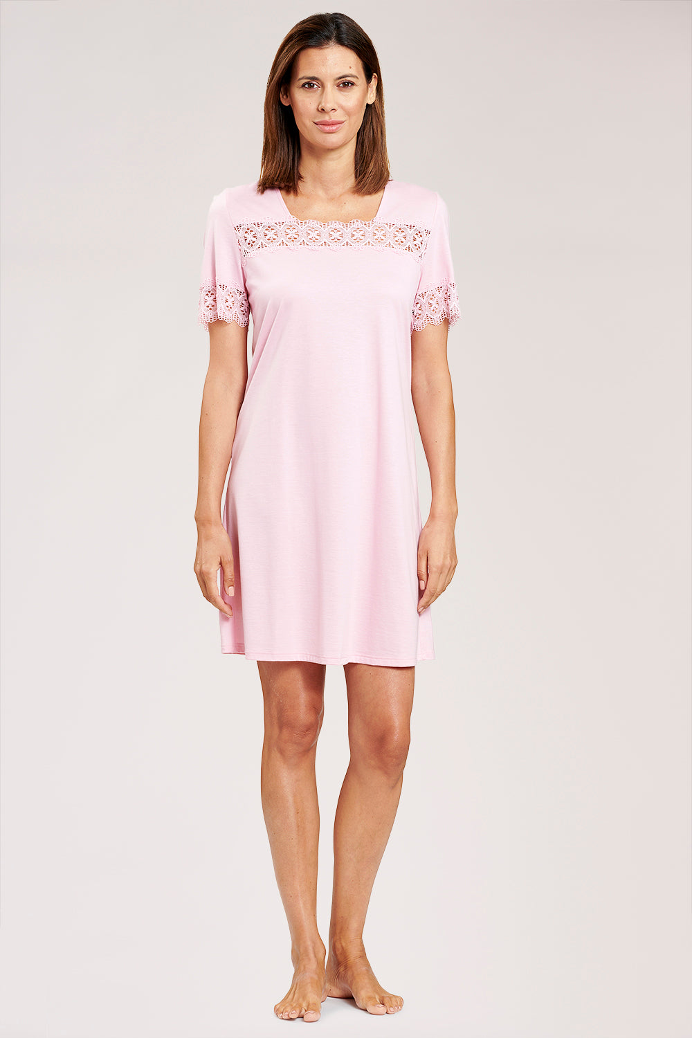 r-sch-be-happy-bigshirt-nachthemd-baumwolle-rosa-spitze image 1