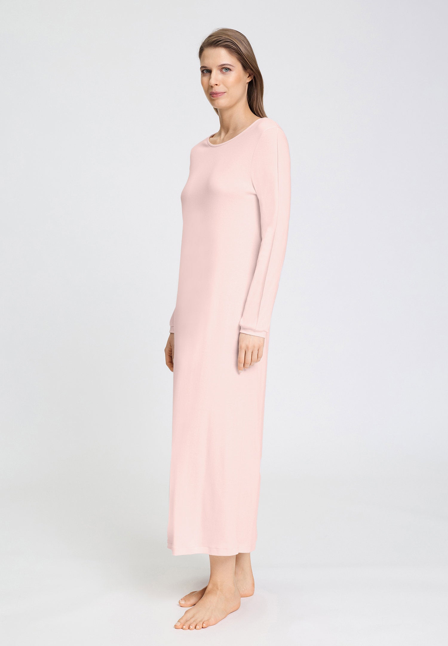 hanro-franca-nightdress-130cm-nachthemd-rosewater-baumwolle image 5