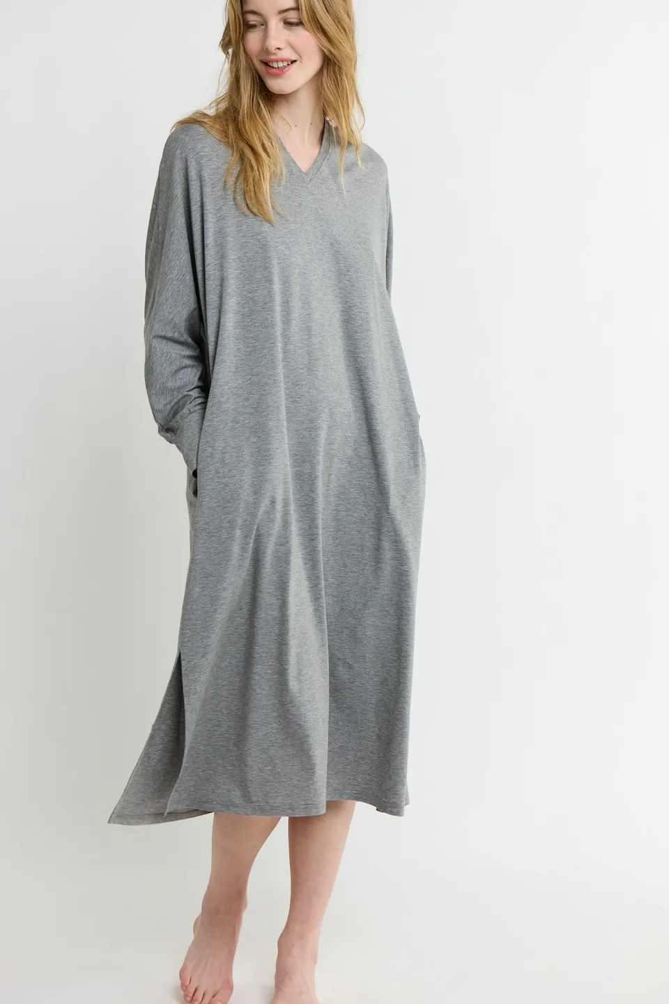 sunday-in-bed-lorena-nachthemd-jersey-damen image 1