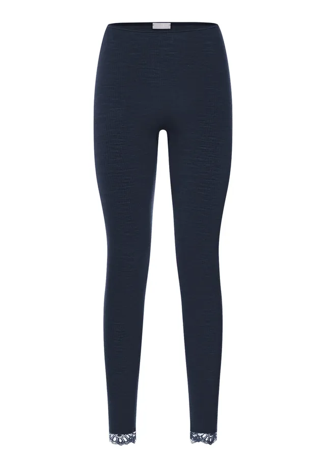 hanro-woolen-lace-leggings-thermoleggings-deep-navy-wolle-seide image 1