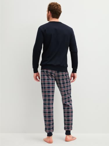 calida-family-friends-pyjama-herren-mit-b-ndchen-baumwolle image 7