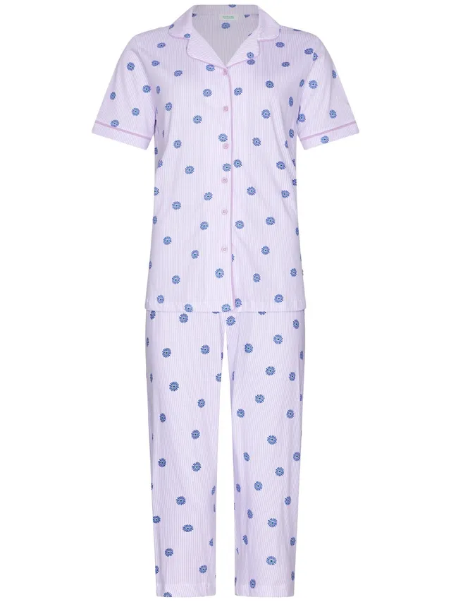pastunette-myrebelle-waterflower-pyjama-lila-baumwolle image 1