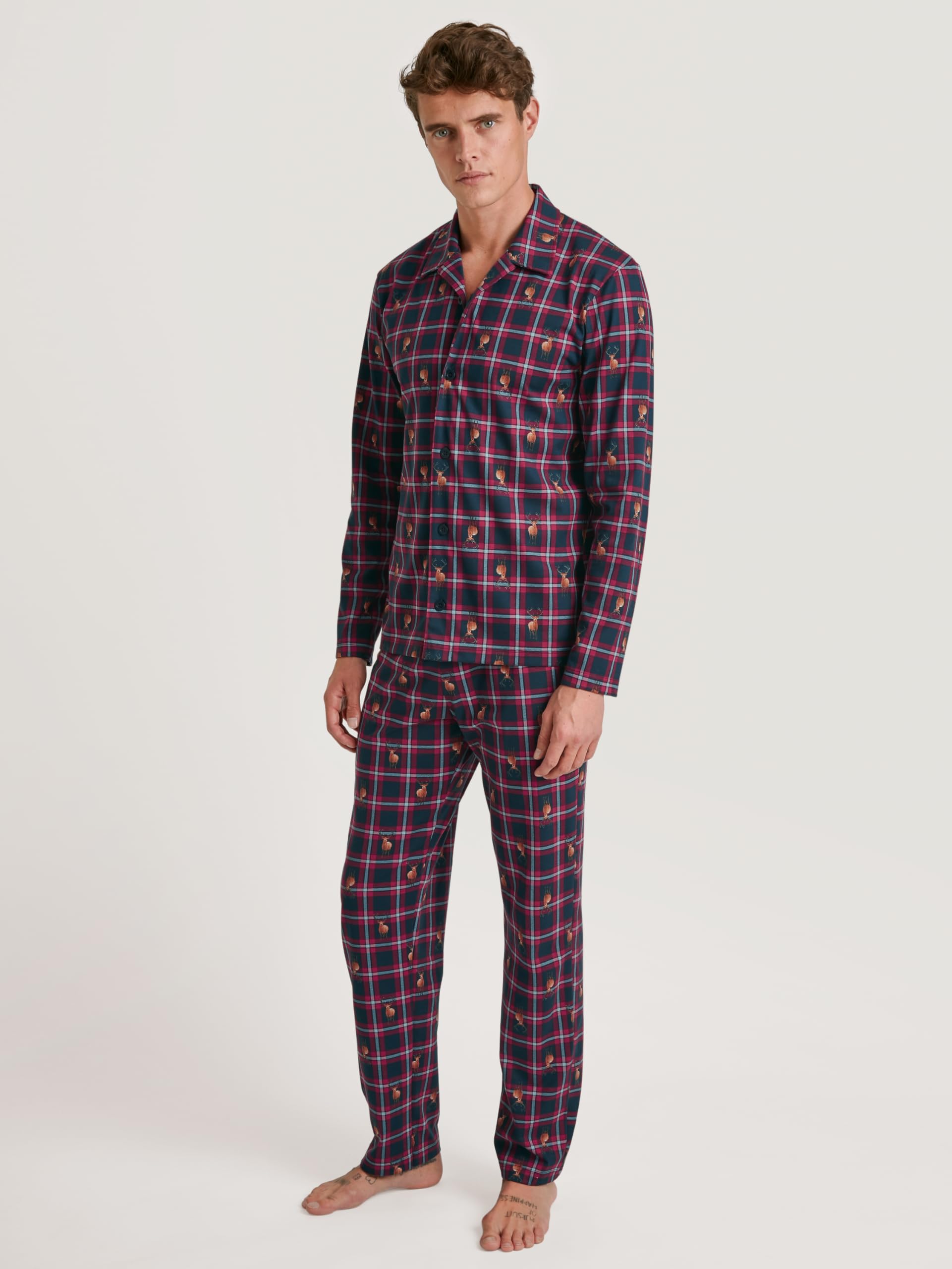 calida-favourites-sleep-family-friends-pyjamaset-herren-52-54-rio-red image 2