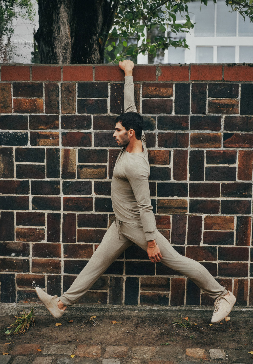 hanro-casuals-winter-long-pants-pyjamahose-toffee-melange-wolle image 7