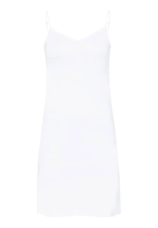 hanro-ultralight-bodydress-unterkleid-wei-baumwolle image 1