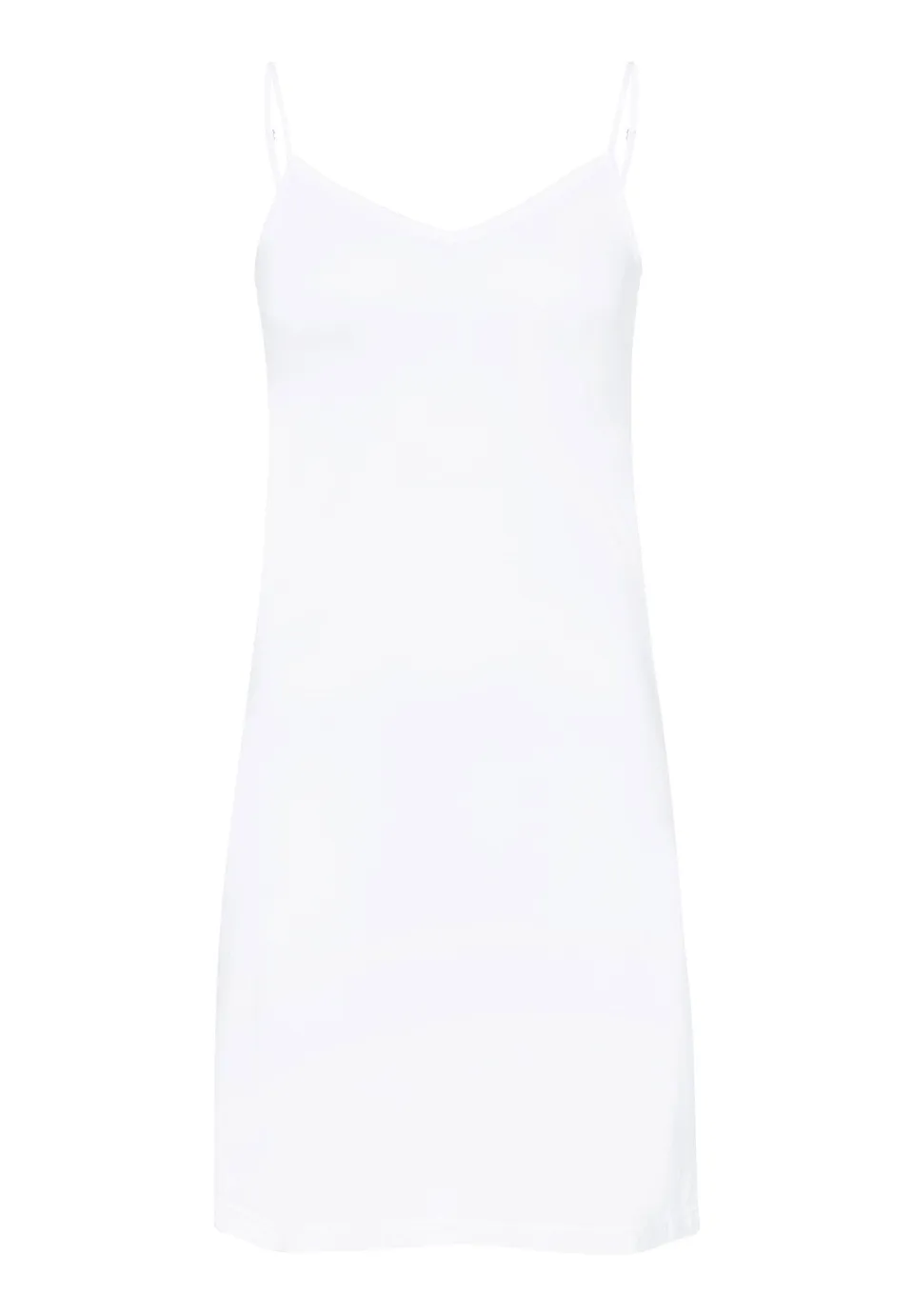 hanro-ultralight-bodydress-unterkleid-wei-baumwolle image 1