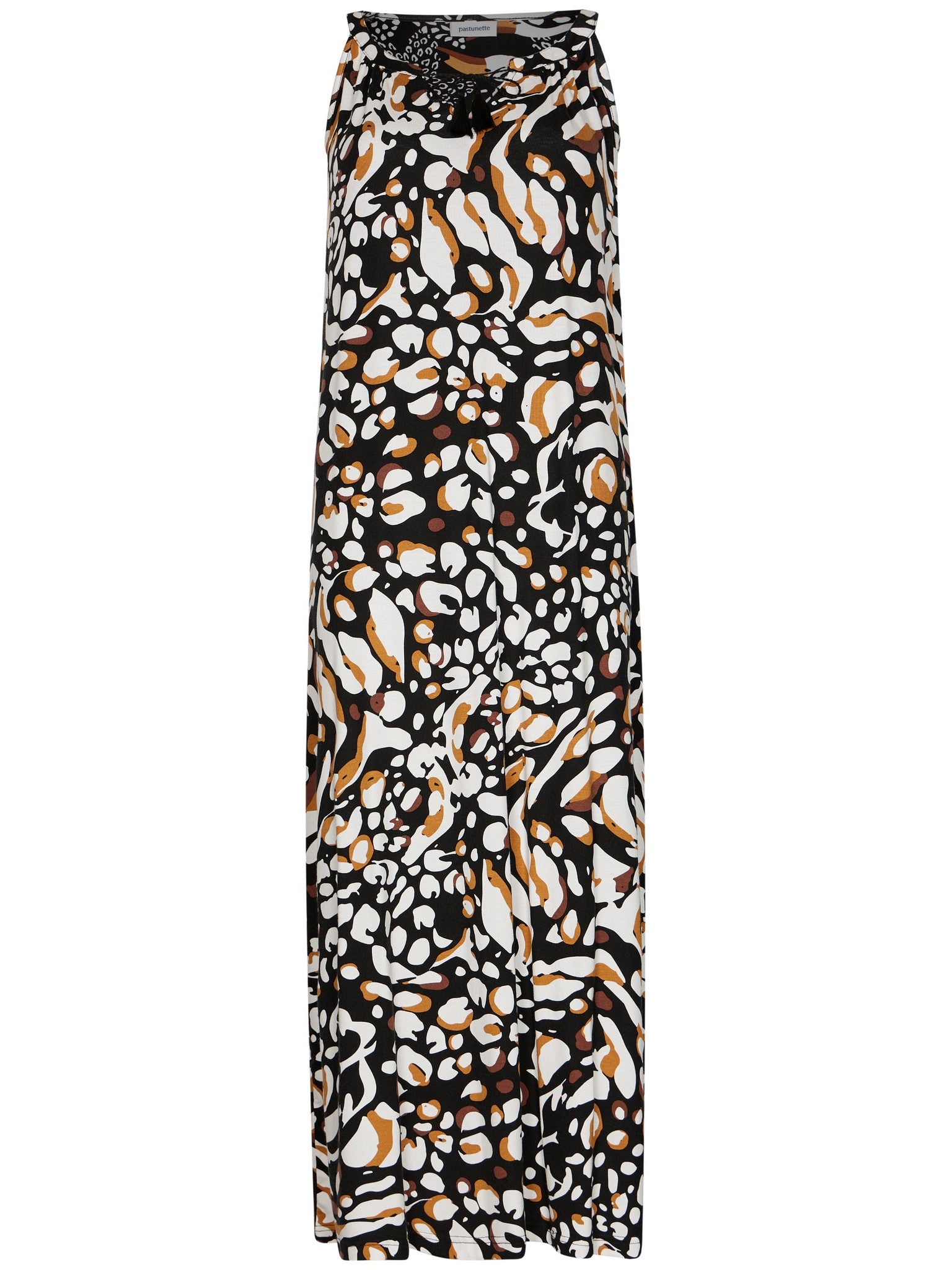 pastunette-savanna-strandkleid-schwarz-animal-ecovero-125cm image 1