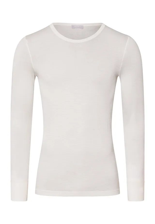hanro-woolen-silk-langarm-shirt-herren-cygne-wolle-seide image 1