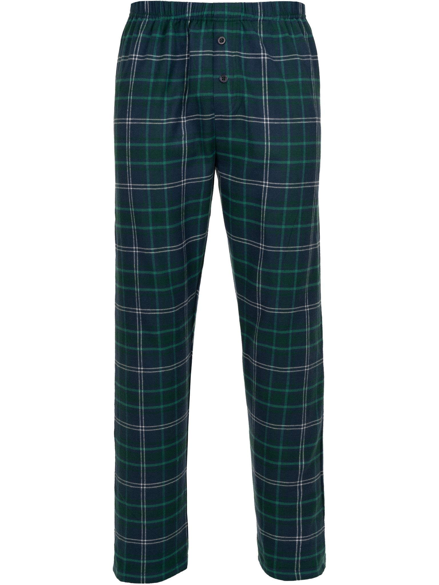pastunette-lodge-pyjama-gr-n-kariert-flanell-baumwolle image 3