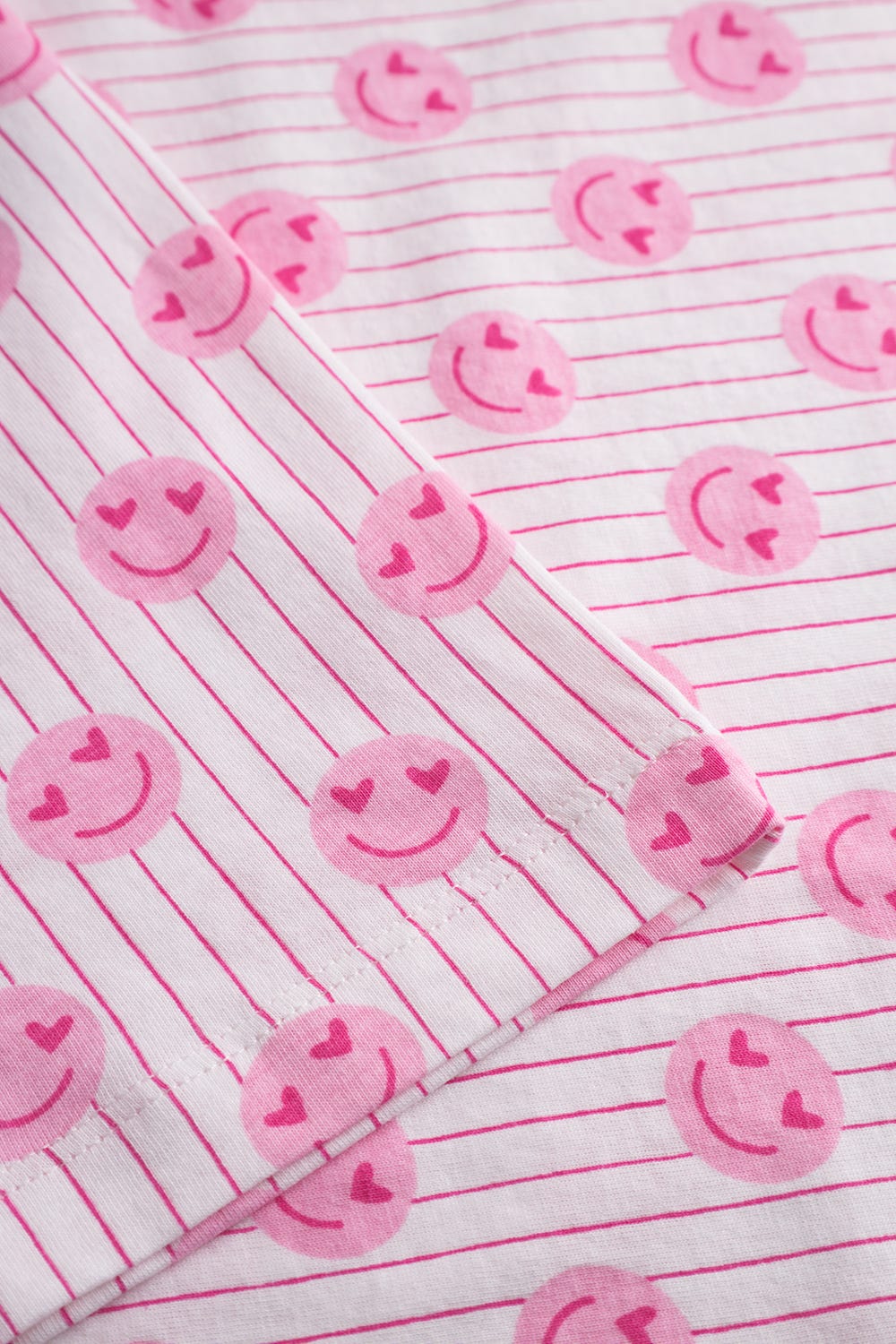 r-sch-be-happy-nachthemd-knielang-rosa-smiley-druck image 6
