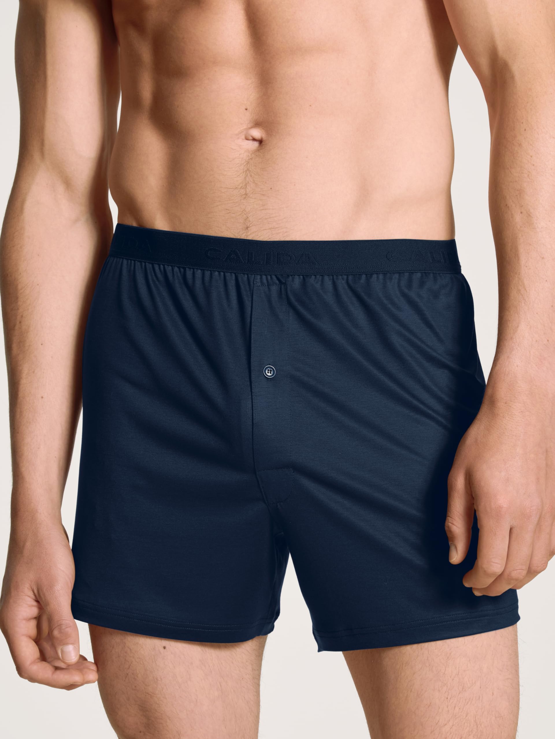 calida-essential-cotton-jersey-boxershorts-herren-blau-xxl image 2