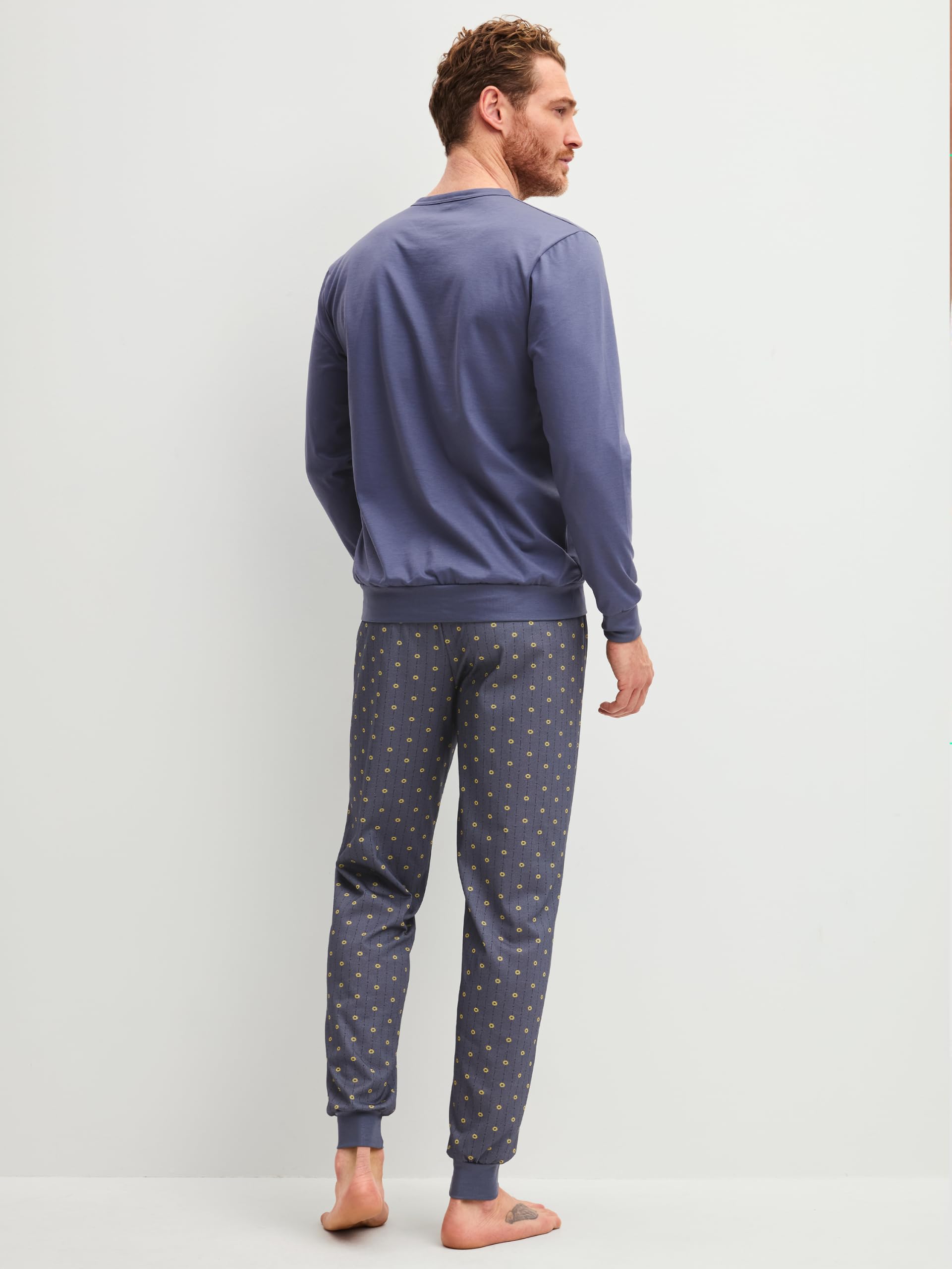 calida-relax-imprint-b-ndchen-pyjama-herren-mit-b-ndchen image 3