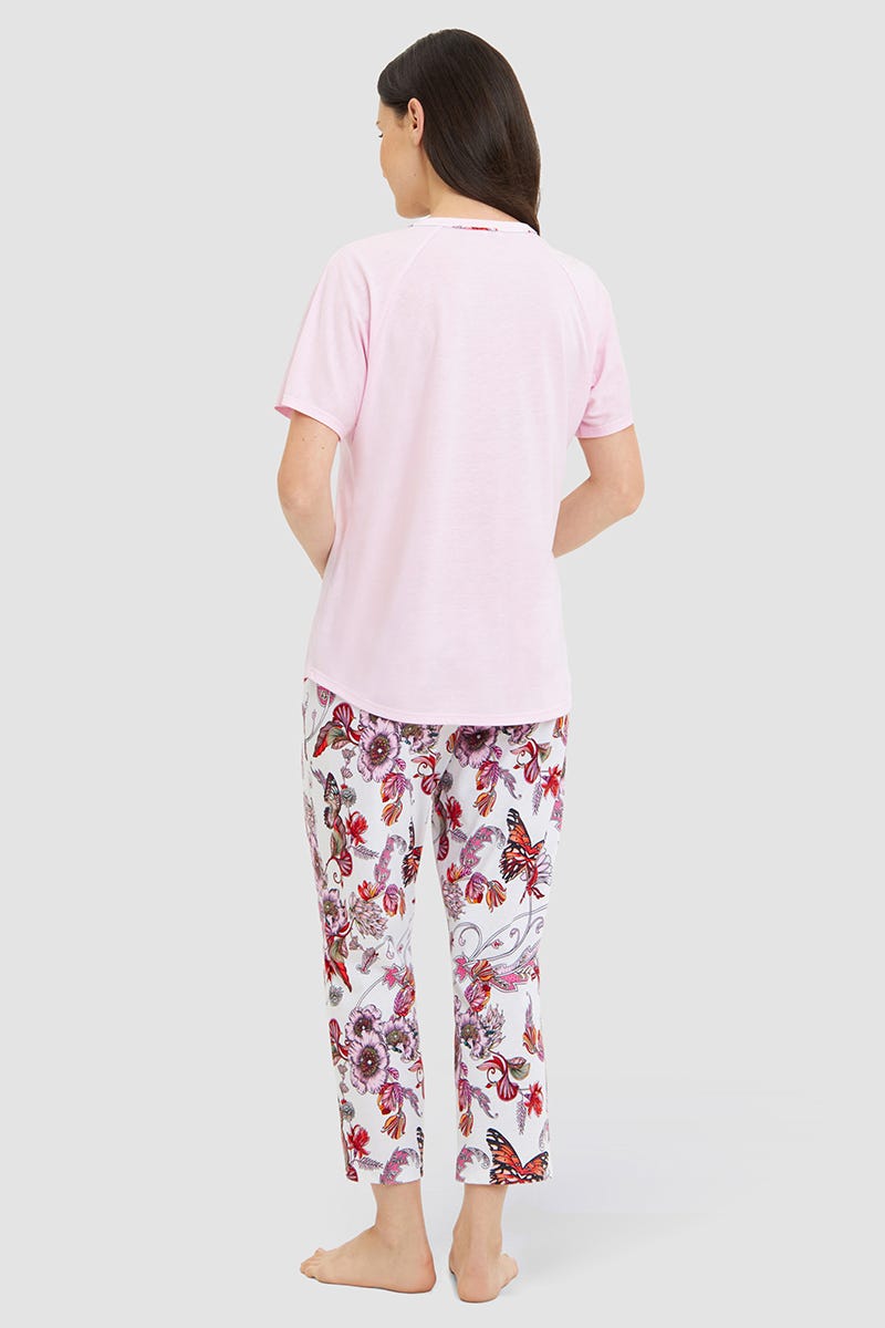 r-sch-be-happy-pyjama-7-8-schlafanzug-rosa-baumwolle image 3