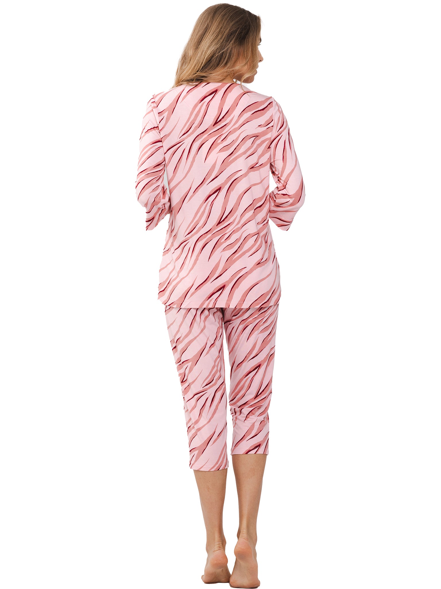 pastunette-premium-blushed-safari-pyjama-rosa-animal image 3