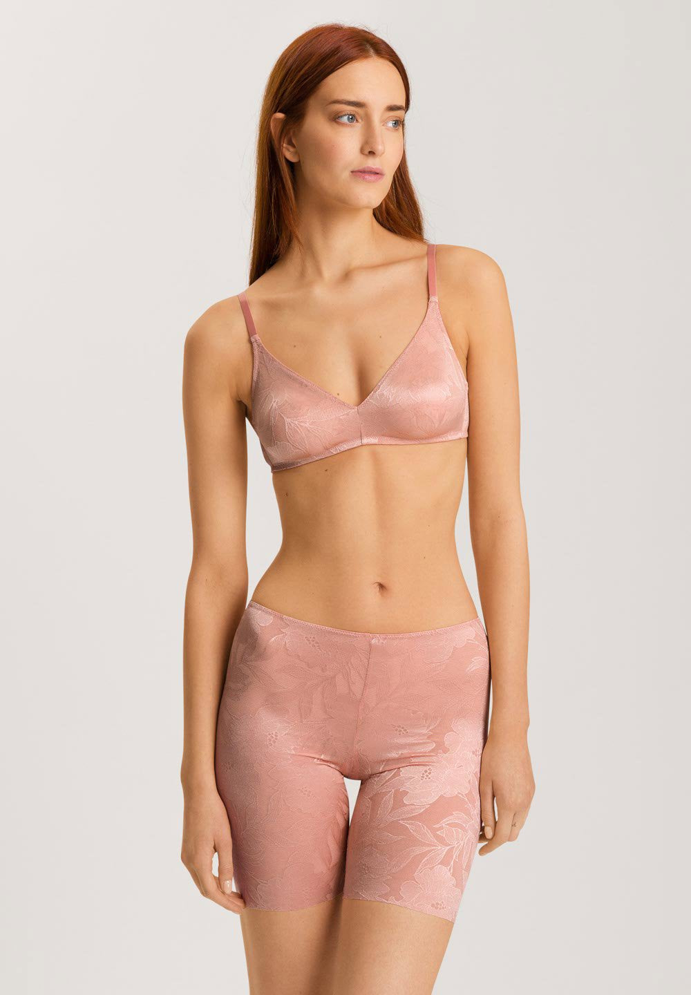hanro-tina-soft-cup-bra-bh-damen-mocha-powder-spitze image 2