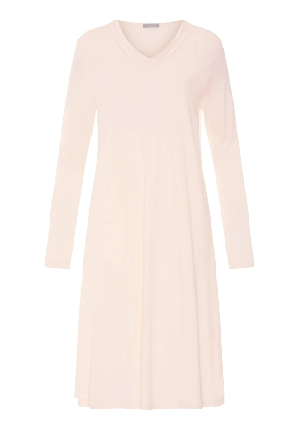 hanro-tyra-nachthemd-110cm-langarm-creamy-glass-seide image 1
