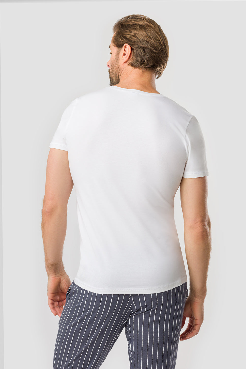 r-sch-be-happy-herren-shirt-kurz-v-ausschnitt-wei image 3
