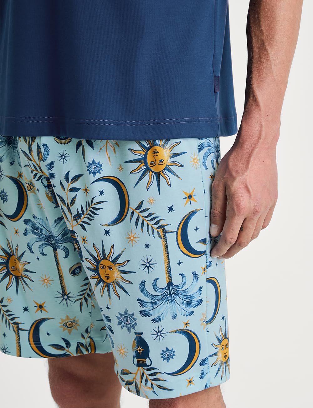 calida-relax-magic-kurz-pyjama-herren-baumwolle-sommer image 2