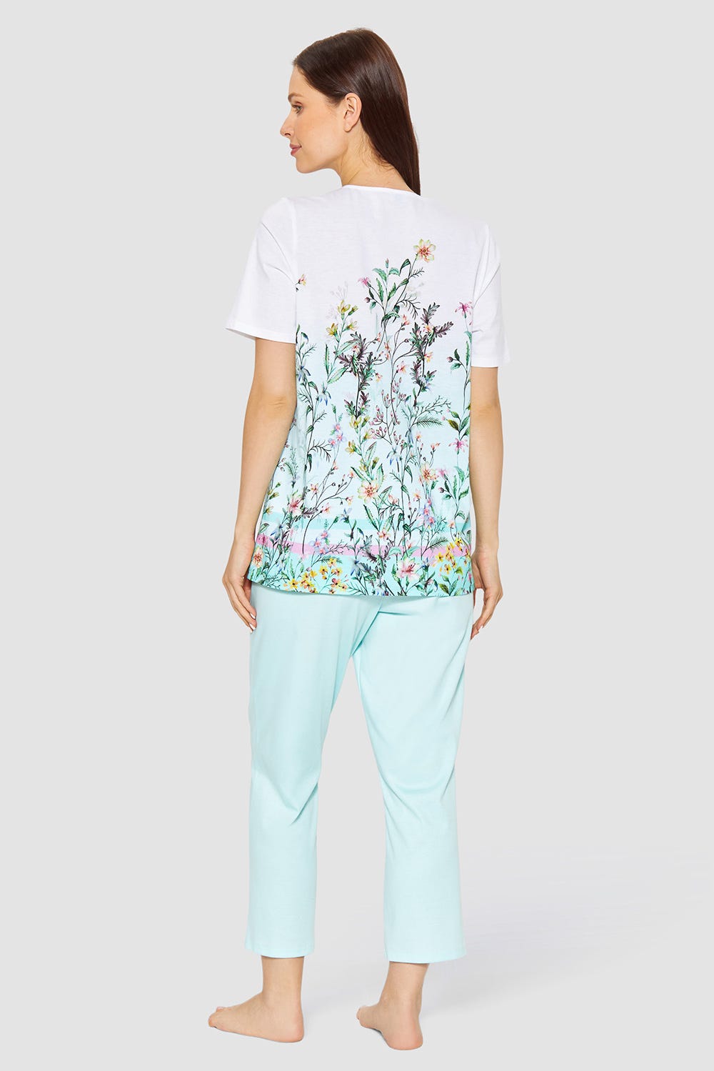 r-sch-be-happy-pyjama-7-8-t-rkis-wildblumen-36-50 image 3