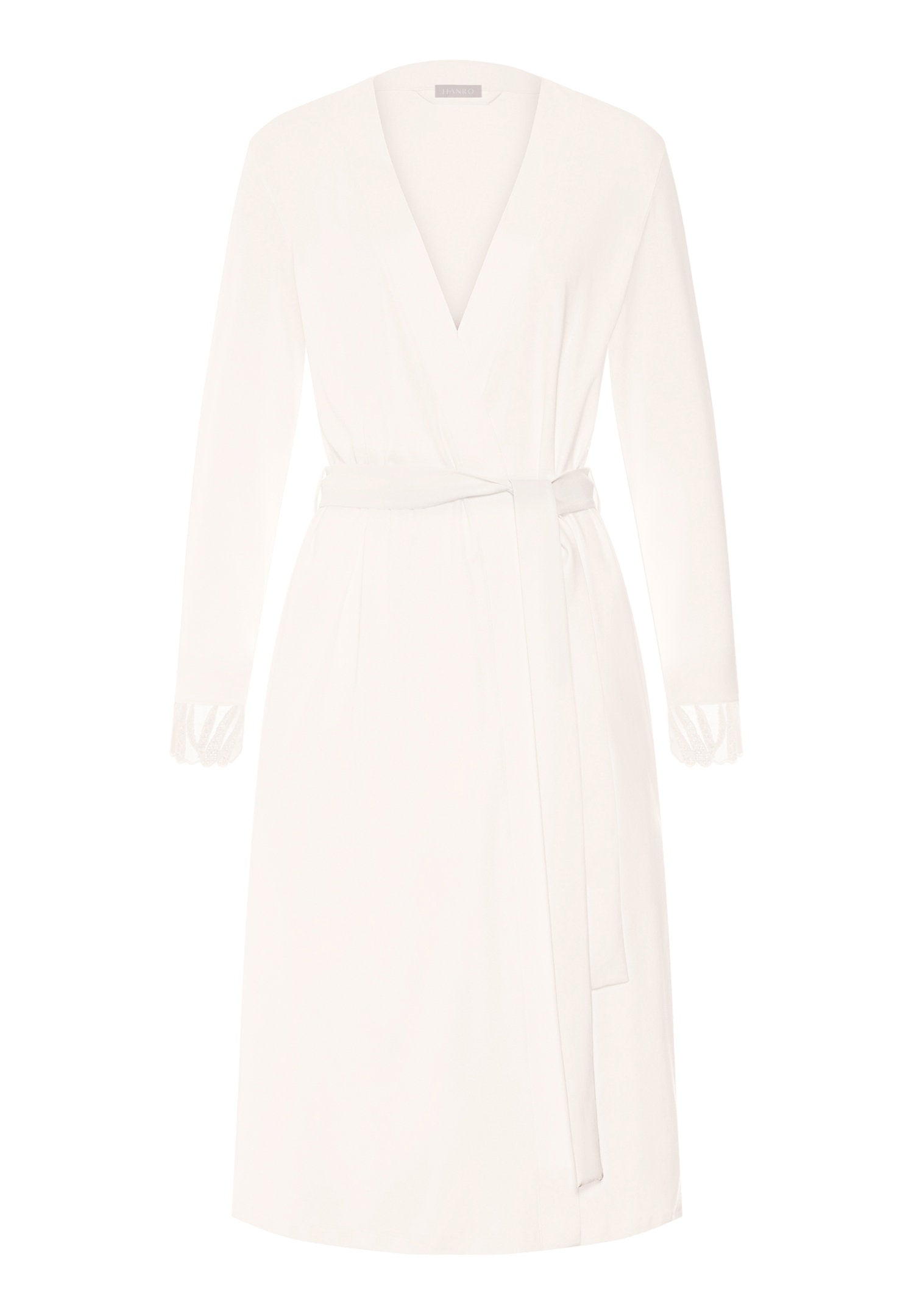 hanro-rosaria-morgenmantel-115cm-off-white-baumwolle image 1