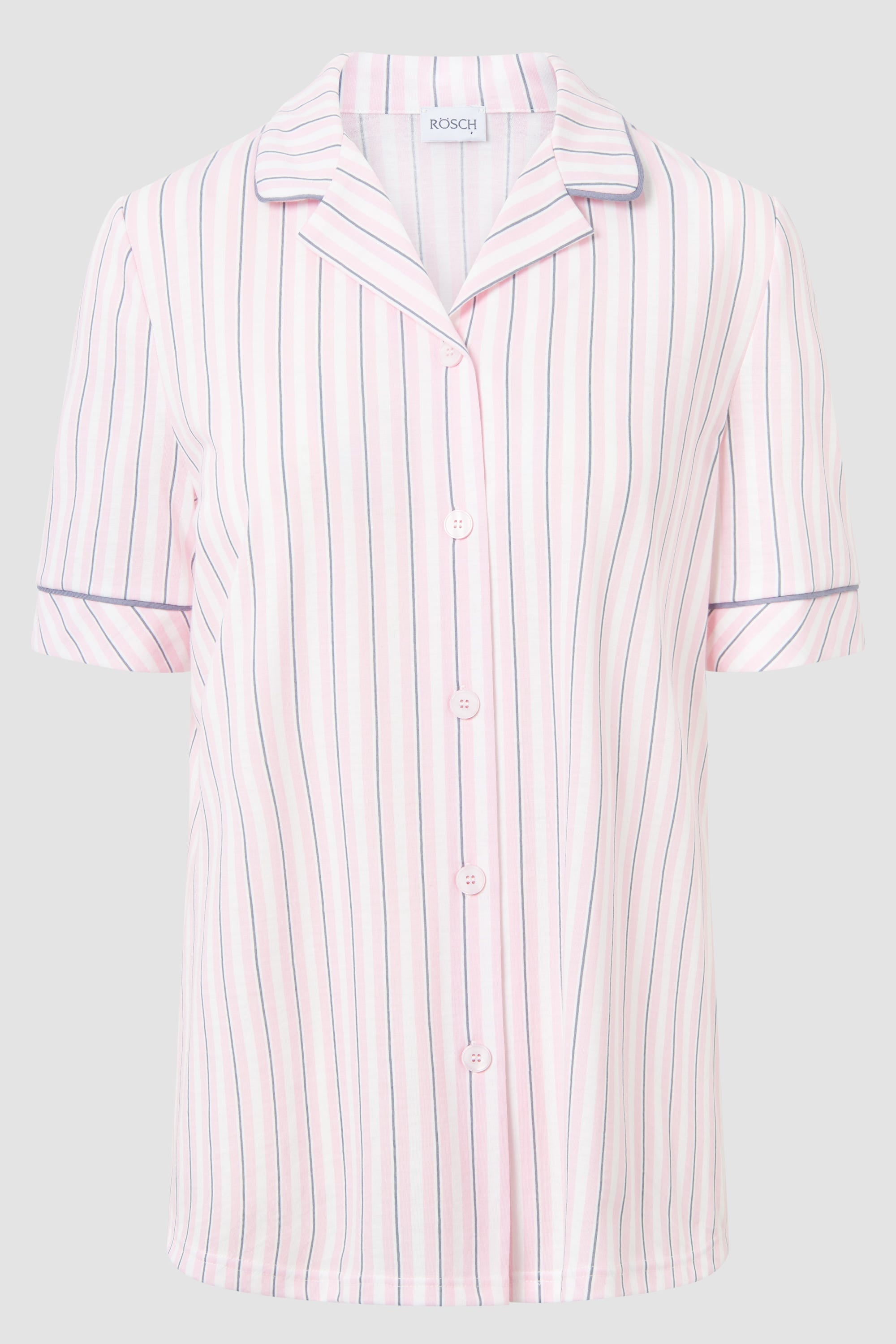 r-sch-be-happy-shirt-kurzarm-pyjamaoberteil-rosa-streifen image 2