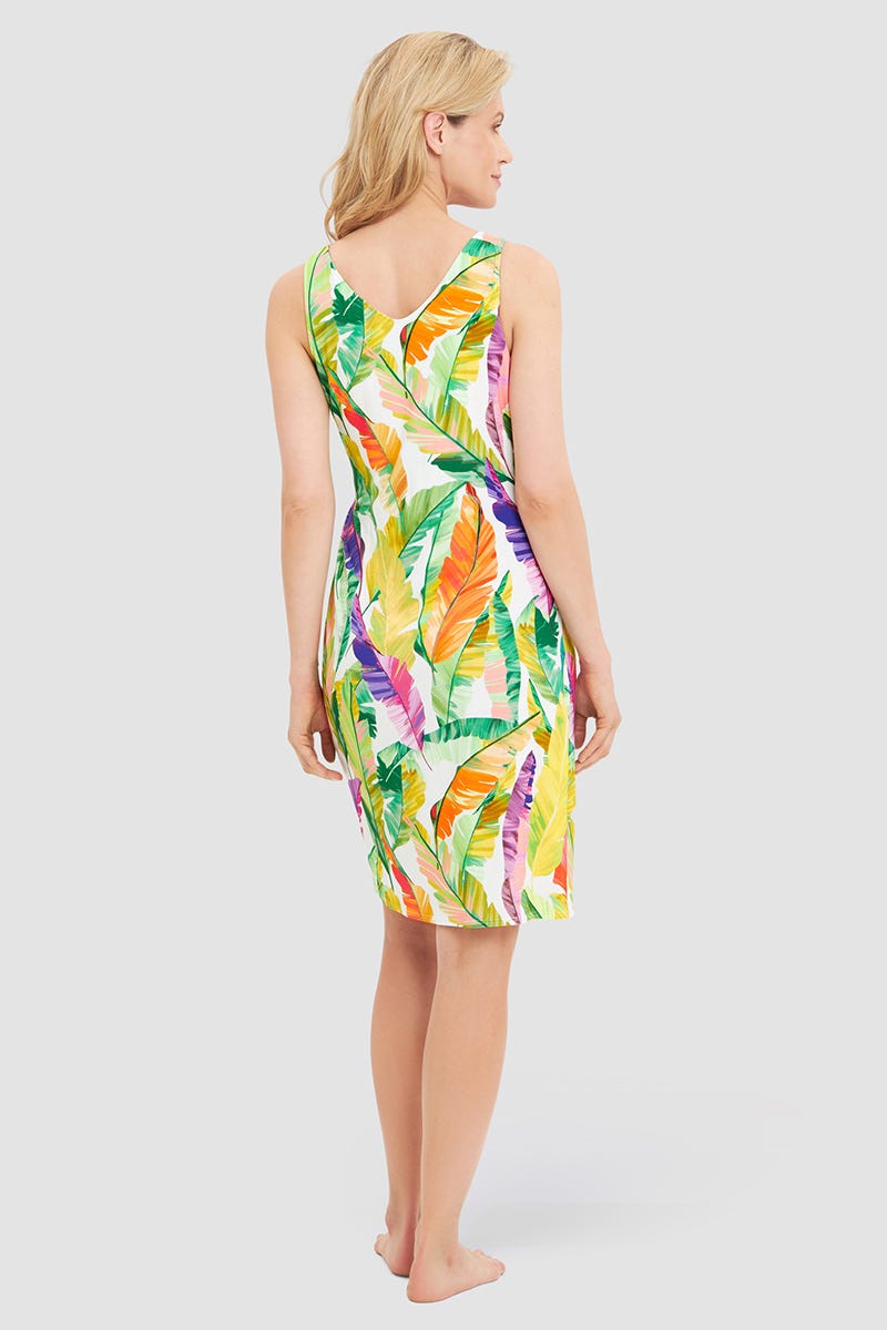 r-sch-be-happy-strandkleid-knielang-gr-n-v-ausschnitt image 3
